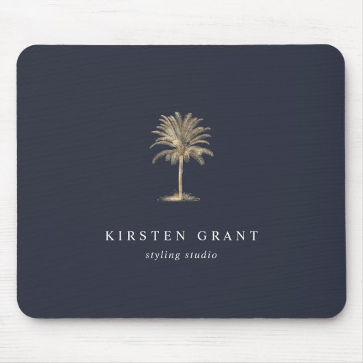 Imitate Gold Palm Tree Logo Mousepad (Vorne)