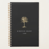 Imitate Gold Palm Tree Logo Planer (Vorderseite)