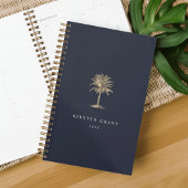 Imitate Gold Palm Tree Logo Planer