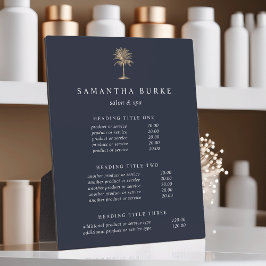 Imitate Gold Palm Tree Preise/Dienstleistungen Anz Fotoplatte