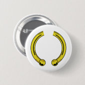 Imitate Gold Piecing Button (Vorne & Hinten)