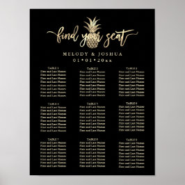 IMITATE GOLD PINEAPPLE SITZENSTRUKTUR POSTER