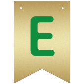 Imitate Gold Red Green Frohe Weihnachten Wimpelkette (Zweite Fahne)