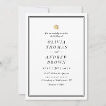 Imitate Gold Rose Schwarz-Weiß minimalistische Hoc