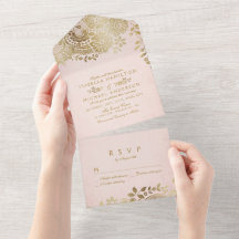 Imitate Gold rot elegante Vintage Spitzen Hochzeit