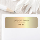 Imitate Gold Rücksendeadresse (Insitu)