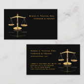 IMITATE GOLD SCALE/ATTORNEE/DIY BACKGROUONEN VISITENKARTE (Vorne/Hinten)