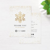 Imitate Gold Schneeflocken Weihnachten Danke Beila (Schreibtisch)