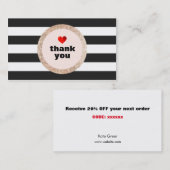 Imitate Gold Sequence Black and White Strip Coupon (Vorne/Hinten)