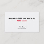 Imitate Gold Sequence Black and White Strip Coupon (Rückseite)