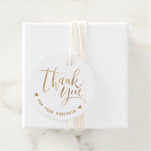 Imitate Gold Simple Modern Script Business Vielen  Geschenkanhänger