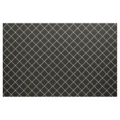 Imitate Gold Squares Black Checkered Modern Geomet Stoff (Fat Quarter (45,7 x 55,9 cm))