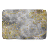 Imitate Gold Star Mandala Bath Mat Grosses Badematte (Vorderseite)
