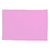 Imitate Gold Streifen auf Rosa oder Ihre Farbe Kissenbezug (Rückseite)