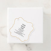 Imitate Gold Trim, DIY Custom Extravagant Square G Geschenkanhänger (Beispiel)