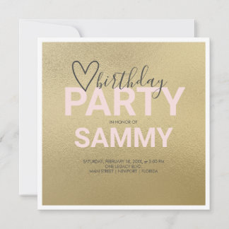 Imitate Gold und Pink Party