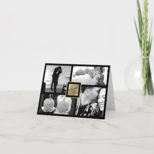 Imitate Gold Vielen Dank für Ihr Hochzeitsszenario Dankeskarte