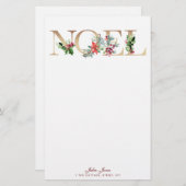 Imitate Gold Weihnachten Design Weihnachten Weihna Briefpapier (Vorne/Hinten)