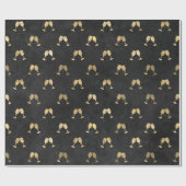 Imitate Gold Wein Geschenkpapier (Flach)