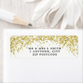 Imitate Goldbarren Rücksendeadressen-Aufkleber (Insitu)