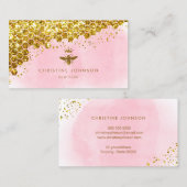 Imitate Goldbiene-Glitzer Visitenkarte (Vorne/Hinten)