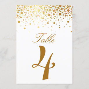 Imitate Golden Foil Confetti Wählen Sie eine ander Einladung