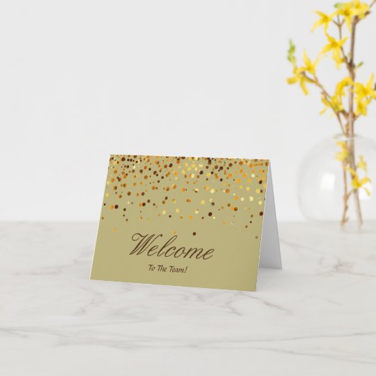 Imitate Golden Foil Confetti Wählen Sie eine ander Karte (Gelbe Blume)