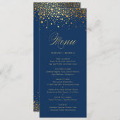 Imitate Golden Foil Confetti Wählen Sie eine ander Menükarte (Vorne/Hinten)