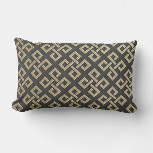 Imitate Golden Metallic Muster werfen Kissen