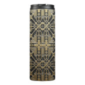 Imitate Golden Metallic Pattern tumbler Thermosbecher (Rückseite)