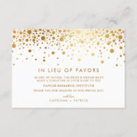 Imitate Goldene Foil Confetti als Nachfolger der F