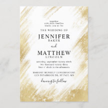 Imitate Goldene Foil Pinselstriche