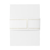 Imitate Goldene Kleider Einladung Band (Rückseitenbeispiel)