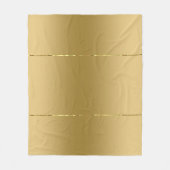 Imitate goldene Textur glänzender metallischer Akz Fleecedecke (Vorderseite)
