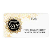 Imitate goldener Stern aus der Küche des Geschenke (Vorne)