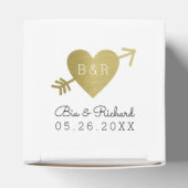 Imitate goldenes Herz der Liebe Geschenkschachtel (Oben)