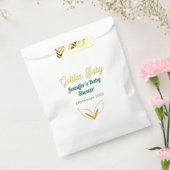 Imitate goldfarbene grüne Walddusche verzauberte B Geschenktütchen (Versiegelt)