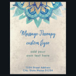 IMITATE Goldfolie Blaue Lotus Blume Flyer<br><div class="desc">Bitte beachten Sie,  dass es sich um ein gedrucktes Produkt mit KEINER REALEN GOLD FOIL handelt</div>