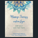 IMITATE Goldfolie Blaue Lotus Blume Flyer<br><div class="desc">Bitte beachten Sie,  dass es sich um ein gedrucktes Produkt mit KEINER REALEN GOLD FOIL handelt</div>