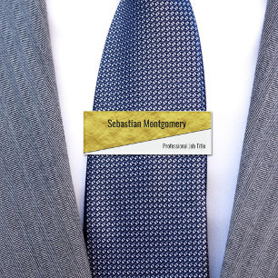 Imitate Goldfolie Geometrische Berufliche Namensma Namenschild