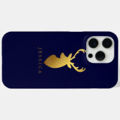 Imitate Goldfolie Hirschkopf Personalisiert Case-Mate iPhone Hülle (Rückseite (Horizontal))