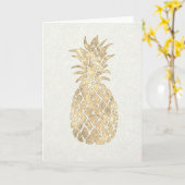 Imitate Goldfolie Karte (Gelbe Blume)