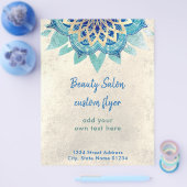 IMITATE Goldfolie-Lotus-Logo Flyer (Einzeln)