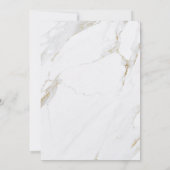 Imitate Goldfolie Marmor Luxus modern Save the Dat Date (Rückseite)