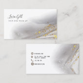 Imitate - Goldfolie und Aquarell-Visitenkarte Visitenkarte (Vorne/Hinten)