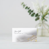 Imitate - Goldfolie und Aquarell-Visitenkarte Visitenkarte (Stehend Vorderseite)