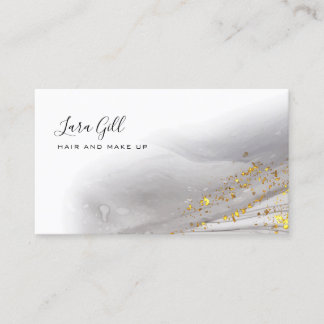 Imitate - Goldfolie und Aquarell-Visitenkarte Visitenkarte