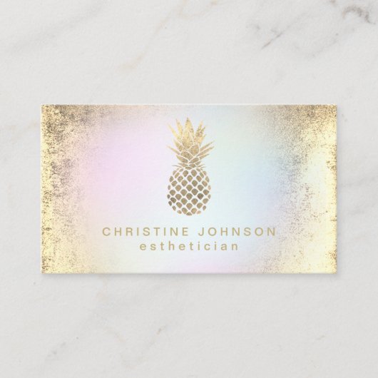 IMITATE Goldfolie Visitenkarte (Vorderseite)