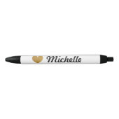 Imitate Goldglatter personalisierter Name Stift (Vorderseite)