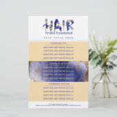 Imitate Goldhaarstyllische Salatliste Briefpapier (Stehend Vorderseite)